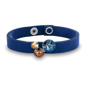 Cute Bracelets for Girls, Leather Bracelets - Blue Spark, Kate Sira – KATE  SIRA