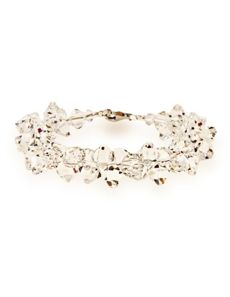 Bransoletka Bicone Crystal