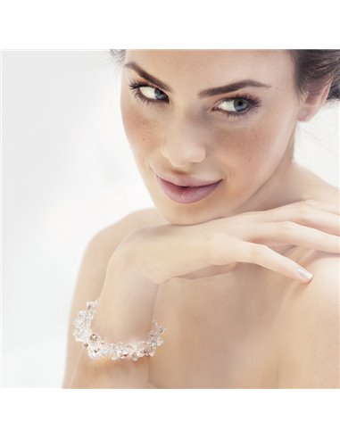 Bransoletka Bicone Crystal