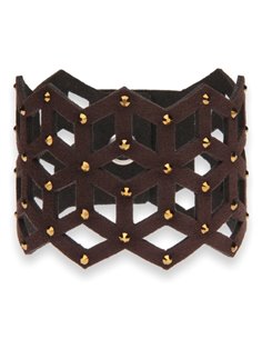 Bransoletka Geometric Dark Brown