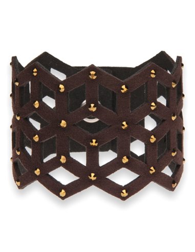 Bransoletka Geometric Dark Brown