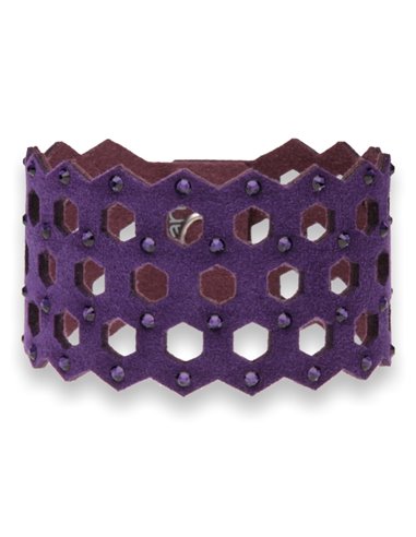 Hexagon Bracelet Large Violet