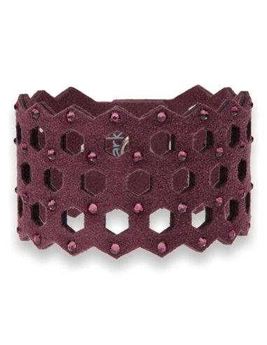 Hexagon Bracelet Large Purple