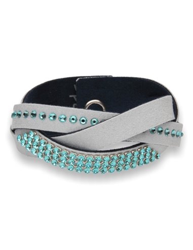 Mix Braid Bracelet Baby Blue