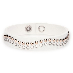 Wave Bracelet White Rose