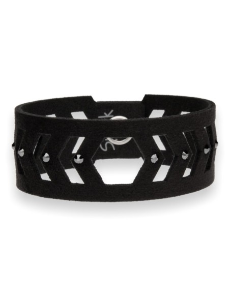 Bransoletka Sagitta Small Jet Hematite