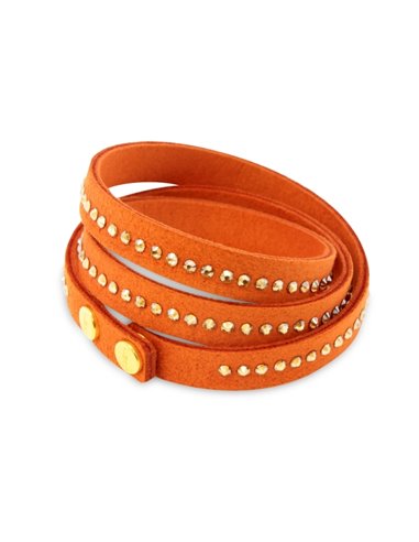 Fancy Bracelet Orange Golden