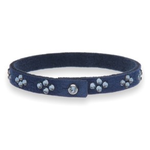 Karo Tennis Bracelet Navy Denim