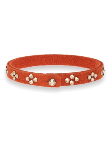 Karo Tennis Bracelet Orange