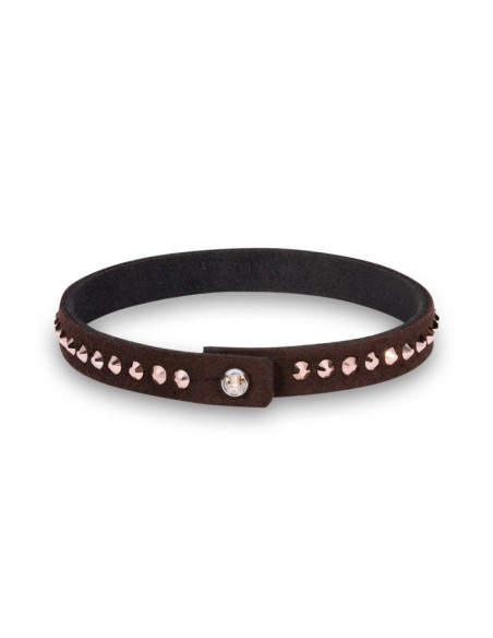 Bracelet Tennis Solo Dark Brown Rose