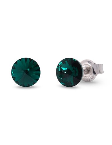 Small Candy Studs Emerald