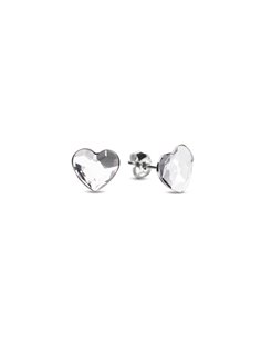 Heart Studs Crystal
