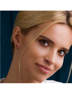 Boucles d'Oreilles Medium Cube Studs Light Siam 2