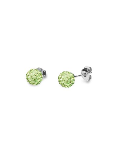 Paveball Studs Peridot