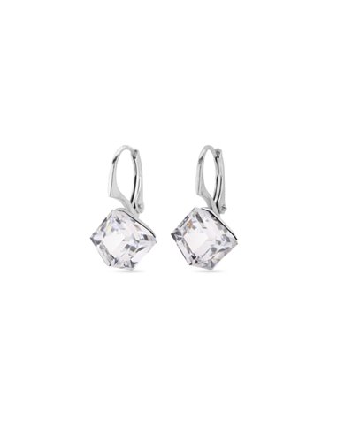 Cube Earrings Crystal