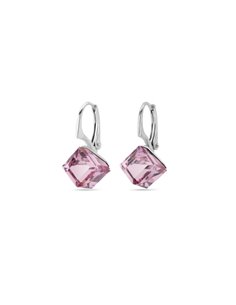 Boucles d'Oreilles Cube Light Rose