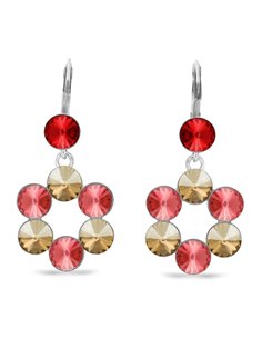 Uva Medium Earrings Padparadscha