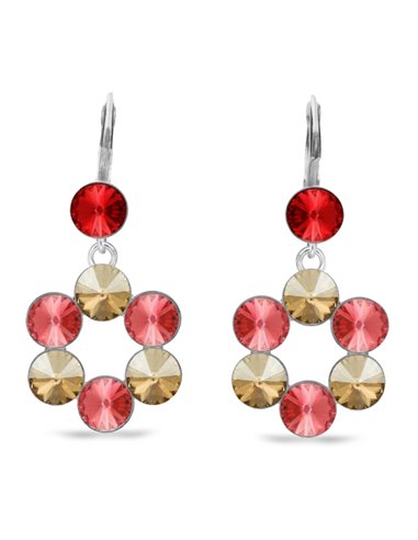 Uva Medium Earrings Padparadscha