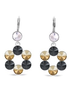 Boucles d'Oreilles Uva Medium Jet