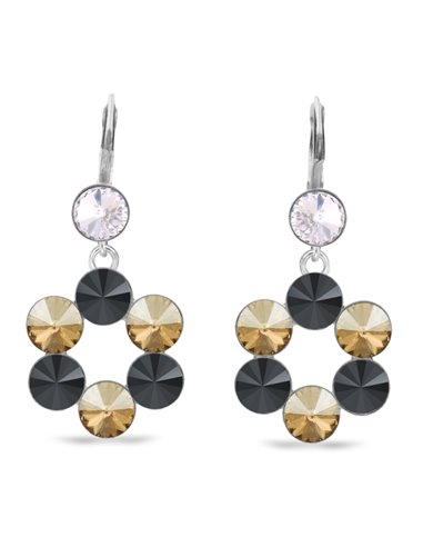 Uva Medium Earrings Jet