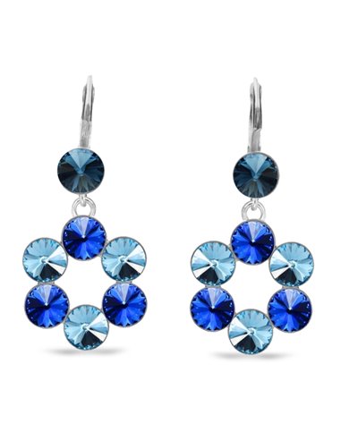 Uva Medium Earrings Sapphire