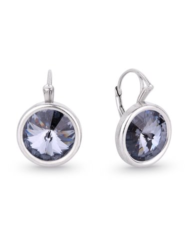 Boucles d'Oreilles Bonbon Silver Night