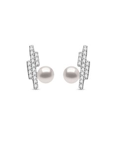 Boucles d'Oreilles Entice White Pearl