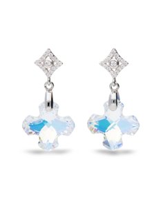 Boucles d'Oreilles Greek Cross Aurore Boreale