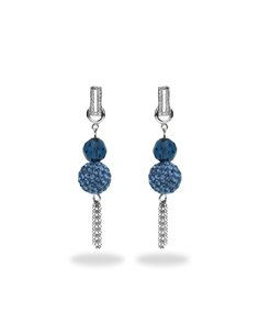 Pave Tassel Earrings Montana