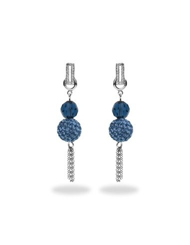 Boucles d'Oreilles Pave Tassel Montana