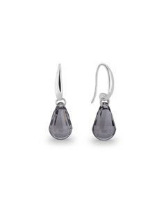 Droplet Earrings Black Diamond