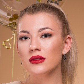 Ribes Earrings Silver Night 2