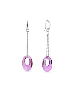 Elipse Earrings Antique Pink