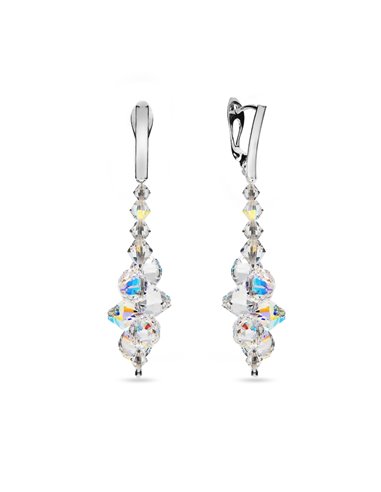 Boucles d'Oreilles Bicone Aurore Boreale