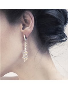Boucles d'Oreilles Bicone Aurore Boreale 2