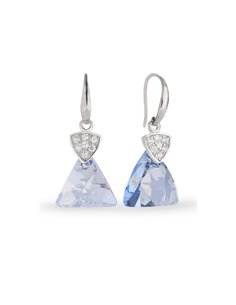 Boucles d'Oreilles Triangolo Blue Shade