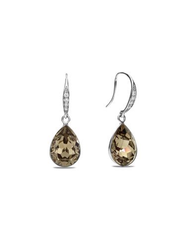 Boucles d'Oreilles Classy Pear Greige
