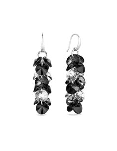 Frou Frou Earrings Silver Night