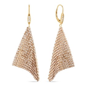 Boucles d'Oreilles Elegance Golden Shadow