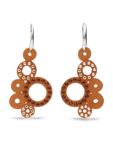 Bubbles Earrings Brown