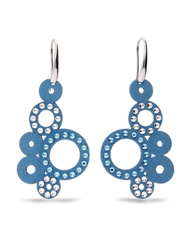 Boucles d'Oreilles Bubbles Blue
