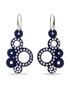 Bubbles Earrings Navy