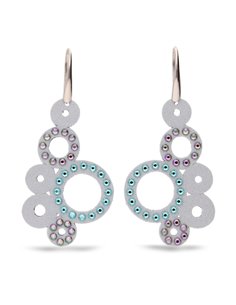 Boucles d'Oreilles Bubbles Baby Blue