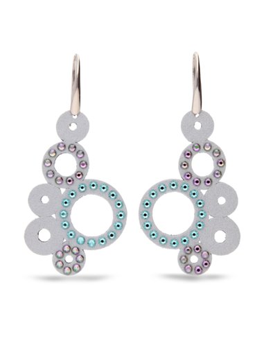 Boucles d'Oreilles Bubbles Baby Blue
