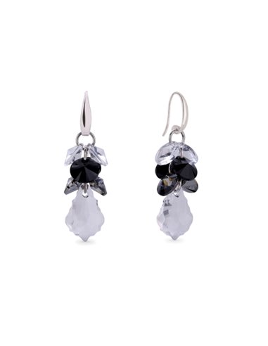 Baroque Dives Earrings Crystal