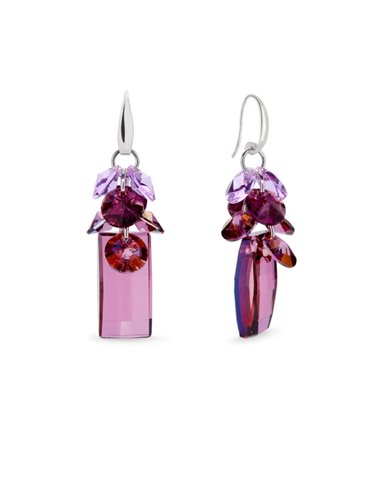 Boucles d'Oreilles Neka Dives Lilac Shadow