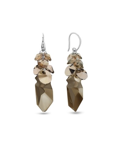 Kaputt Earrings Metallic Light Gold