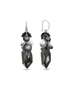 Kaputt Earrings Silver Night