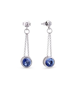 Tiny Bonbon Earrings Light Sapphire