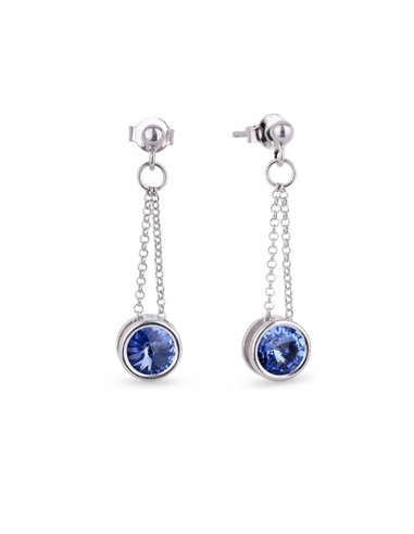 Boucles d'Oreilles Tiny Bonbon Light Sapphire